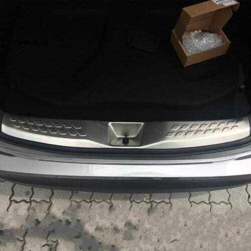 For Toyota C-HR CHR 2016 2017 2018 Stainless Steel Rear Inner Bumper Protector Guard Sill Plate Cover Trim 1pc Car Styling