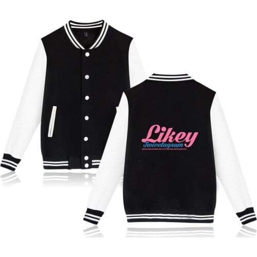 TWICE Jacket Streetwear Good Quality Cool And Fashion Kpop TWICE Baseball Jacket Men/Women Tshirts Baseball Uniform