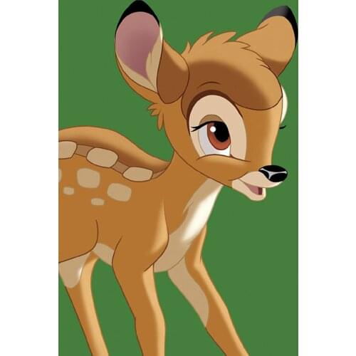 Canvas Painting Posters and Prints Disney Classic Anime Modern Fawn Bambi Wall Art Pictures for Children Living Room Home Decor