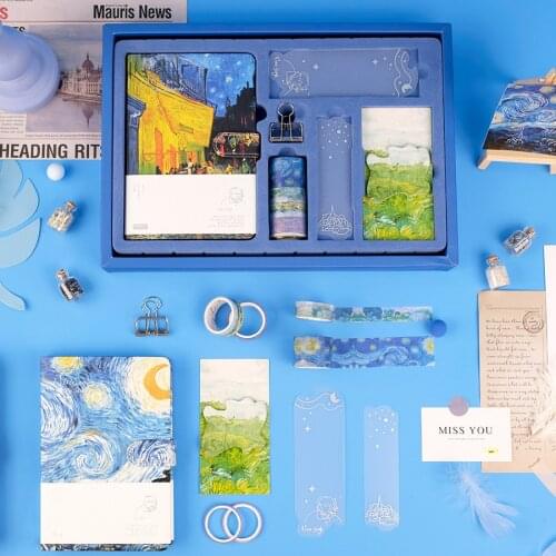 Kawaii A5 Diary Notebook Cute Planner Organizer Dokibook Set Personal Travel Journal Note Book+Pen+Tape Office School Stationery