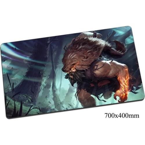 Udyr mouse pad 70x40cm gaming mousepad gear lol gamer mouse mat pad Spirit Walker laptop computer desk mouse play mats