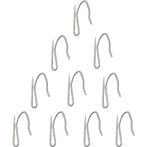 Pack of 10 Drapery Curtain Hooks Pinch Pleat Hook Clip Traverse Pleater