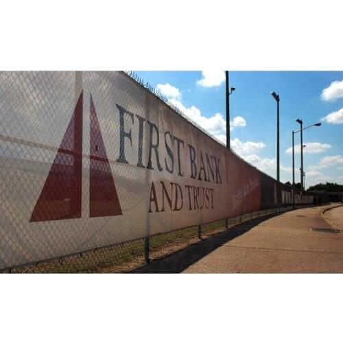 TWO side or One Side Printed Available PVC Fence Mesh Banner, roll long mesh wall banner, fence wrap advertising display banner