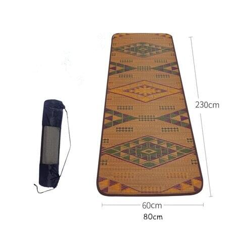 Rush Floor Mat for Yoga, Pilates, Stretching, Meditation, Buddhism,Floor & Fitness Exercises Rectangle Tatami Mat with Carry Bag