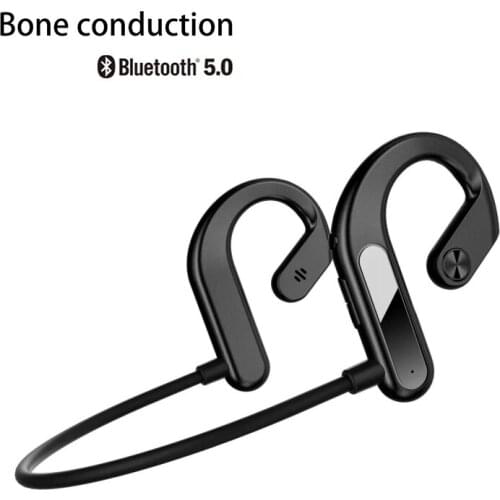 S7 Bone Conduction Headphones Bluetooth-compatible Wireless Sports Earphone Stereo Hands-free Ear Hook Headset With Microphone