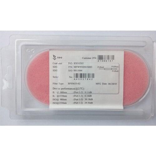 SDO 980/1550nm Fiber optic wavelength division multiplexer A43027842