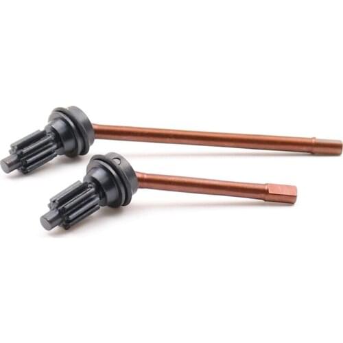 Drive Input Gear S2 Hardened Spring Steel Front Cv Axles for 1/10 RC Car Traxxas TRX4 Axle Upgrades Parts