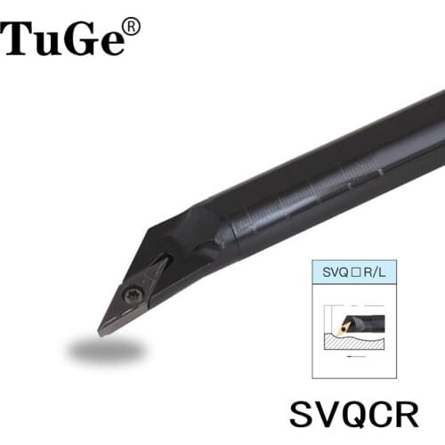 S16Q-SVQCR11 S20R-SVQCR16 S25S-SVQCR16 Inner Hole Machining Cutting Angle 117.5 Internal Lathe Turning Tool Holder Boring Bar