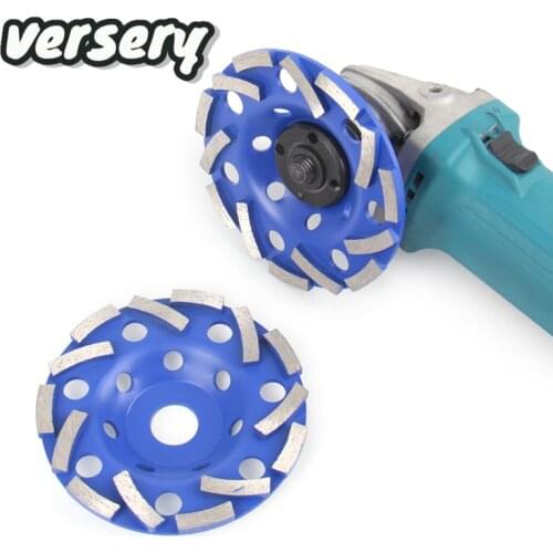 Free Shipping 125mm Angle Grinder Diamond Grinding Cup DIsc Bowl Wheel For Polishing Stone Marble Granite Masonry Abrasives Tool