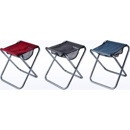 Folding step stool Thick Portable Aluminum Alloy Outdoor chair With Mesh Pouch For Travel Drawing Picnic Camping Fishing