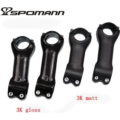 Super Light Full Carbon Fiber Bicycle Stem Mountain Bike Road Cycling Bike Stems 3K gloss / matt carbon Cap Stem Parts