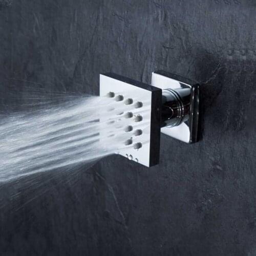 Bathroom Shower Body Jet SPA Massage Spray Nozzle Copper Rainfall Shower Water Saving Jet Shower Head For Top Waist Spray Faucet