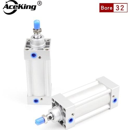 Yadeke type SI SU standard cylinder SI32-25-50-75-100-125-150-175-200-250-300-350-400-500 SI32-25 SI32-50 SI32-75 SI32-100