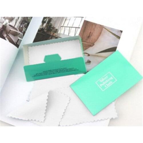 Women Sterling silver Silver Polishing Cloth 11x7cm Jewelry Cleaning Cloth