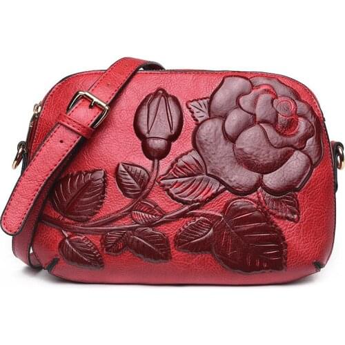 20 new retro fashion casual elegant double shoulder messenger bag three-layer bag Chinese style handbag