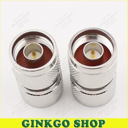 50pcs/lot NJ-NJ Double Male Connector 1 to 2 of Male N-type Male Straight Connector