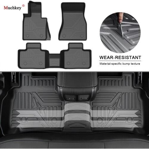 Car Floor Mats For BMW 6 Series Gran Turismo 2018-2019 TPE Non-Slip Foot Pad Rubber Carpets Auto Automobile Interior Accessories