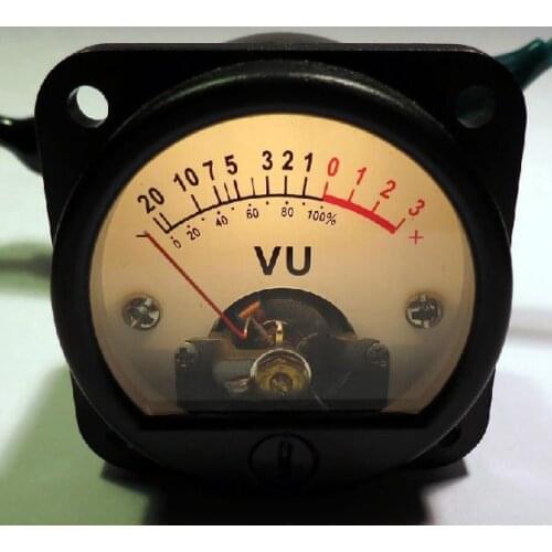 Free Shipping! VU meter level meter dB meter 45mm warm yellow backlight module sensor