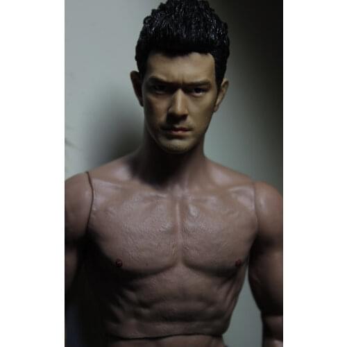 Mnotht Toy HOT FIGURE TOYS 1/6 HEADSCULPT Takeshi Kaneshiro HEADPLAY Straight hair Head Model Toy L30