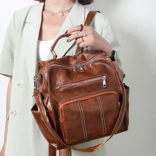 New Designer Women Backpack Female 2021 Shoulder Bags Multi-purpose Travel Backpack Casual Fashion Ladies Anti-Theft Backpacks