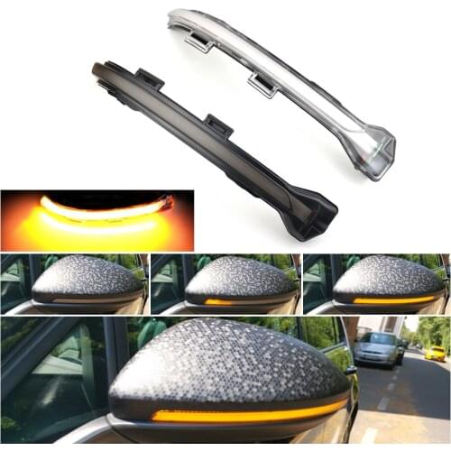For VW Touran Jetta 7 A7 VII GLI Golf 7 VII MK7 MK7.5 LED Dynamic Turn Signal Light Side Mirror Blinker Lamp