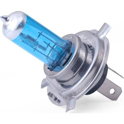 Hot sale12V 60/55W H4 5000K Halogen Lamp HeadLight Bulb Xenon Dark Blue Glass Car Light for car light headlight