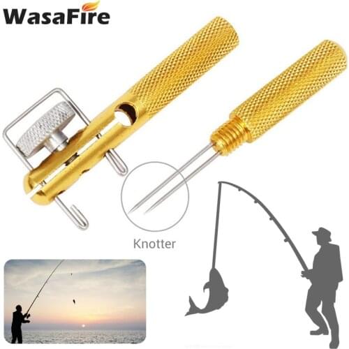 Fishing Metal Hook Knotting Tool Tie Hook Loop Making Device Hooks Decoupling Remover Carp Fishing Accessory Quick Knot Tools