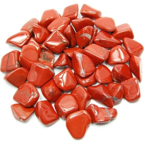 Red jasper quartz crystal tumbled stone reiki healing natural stone and minerals home garden decoration