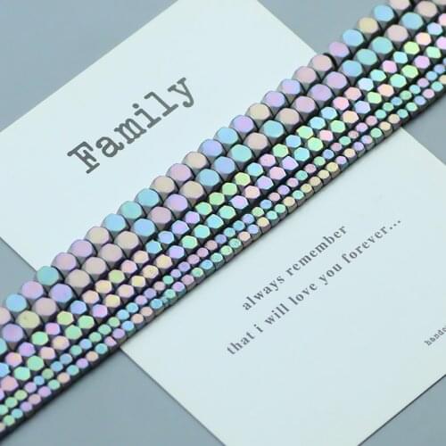 Matte Light Purple 2 3 4mm Cube Hematite Stone beads Spacer Loose Beads for Women Stud Earrings Bracelet Jewelry Accessories 15"