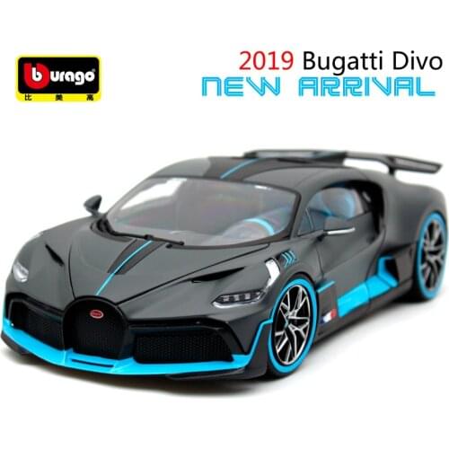 Bburago 1:18 2019 Bugatti Divo Sport Gray Diecast Model Racing Car Toy New In Box Free Shipping NEW ARRIVAL 11045