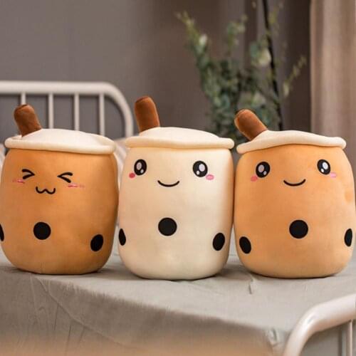 Girls Creative Bubble Tea Shaped Stuffed Doll Plush Toy Sofa Decor Birthday Gift Stuffed Doll Plush Toy Sofa Decor Birthday Gift