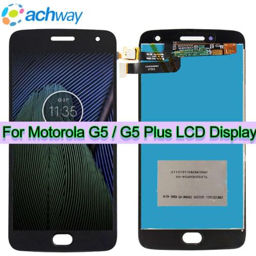ORIGINAL 5.0" G5 Plus LCD For Motorola MOTO G5 Display G5 Plus LCD XT1685 Touch Screen Digitizer G5s LCD Replace G5s Plus LCD