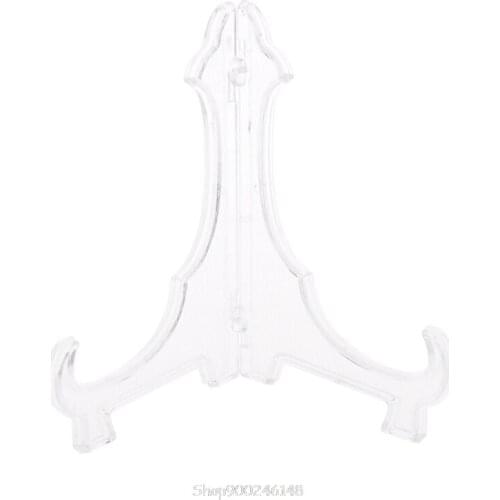 Plastic Display Stand Dish Rack Plate Bowl Picture Frame Photo Pedestal Holder N25 20 Dropship