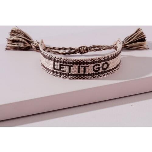 LUNA CHIAO Bohemian Braided Friendship Bracelet with Tassel
