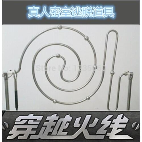 The real room escape theme props organs Cross Fire organs but not touch the tracks along the tracks for escape mysterious room