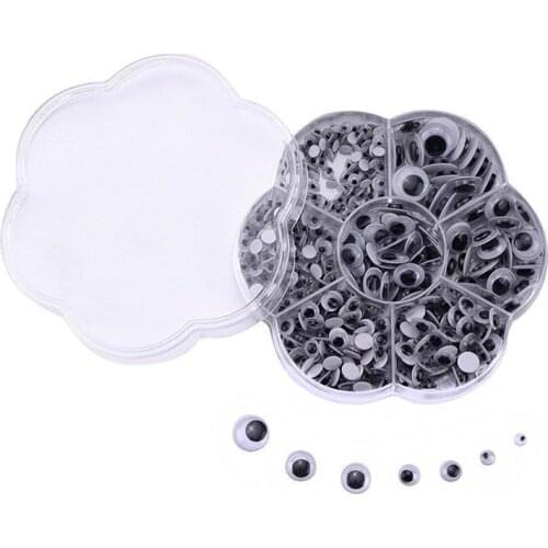 Mixed Googly Eyes Self-adhesive Wiggly Eyeballs Children Hand Scrapbooking Arts Decor Eyes DIY Craft Toys Supplies