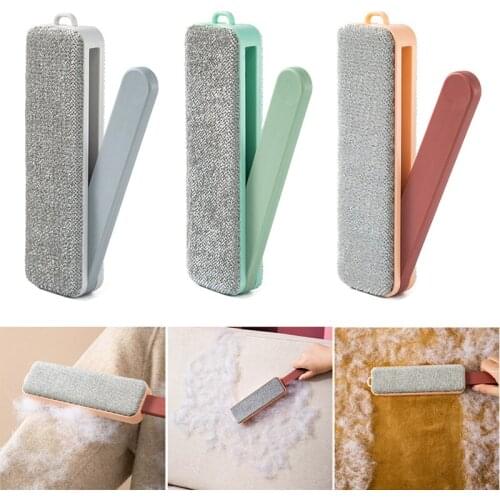Static electricity Hair Removal Brush Portable Dust Removal Sofa Clothes Cleaning Flannel Brush Pet Dog Cat Hair Brush