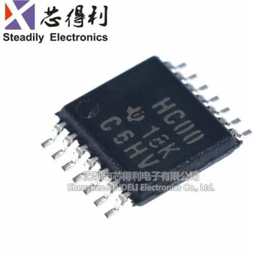 10pcs/lot Original SMD 74hc00pw TSSOP-14 Logic Chip and Non-Gate 2 Input