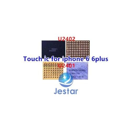 5pair/lot (10PCS) U2401 + U2402 ( 343S0694 BCM5976C1KUB6G ) touch screen ic for Iphone 6 6plus
