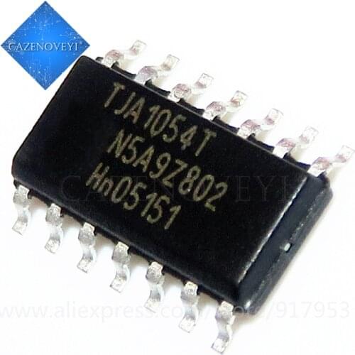 5pcs/lot New TJA1054 TJA1054T TJA1054AT TJA1054A SOP-14 Auto PC board fault tolerant CAN transceiver chip In Stock