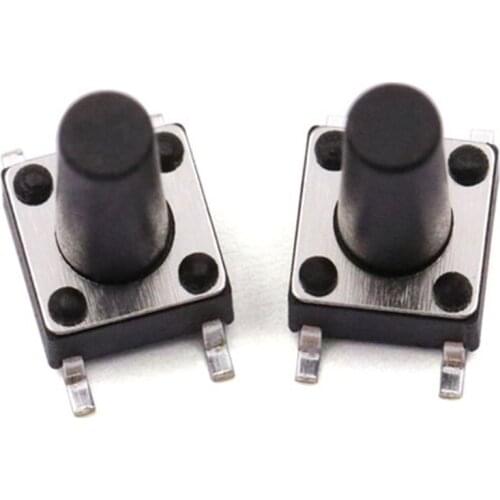 6 * 6 * 12mm touch button switch microswitch patch 4 PINS (100pcs)