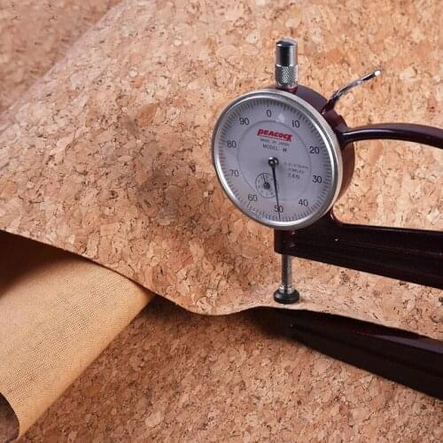 90x140cm 0.5mm Soft Natural Cork Leather Fabric Wood Grain Fabric Material For Upholstery Background Shoes Handbag Decor Crafts