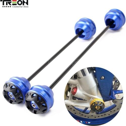 Motorcycle Accessories Axle Fork Sliders Crash Protector Falling Protection 1 Set Front and Rear For BMW S1000RR 2010-2017