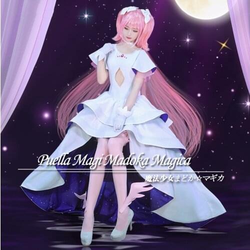 Anime Puella Magi Madoka Magica Kaname Madoka Princess Dress Party Uniform Cosplay Costume Halloween Women Free Shipping 2021