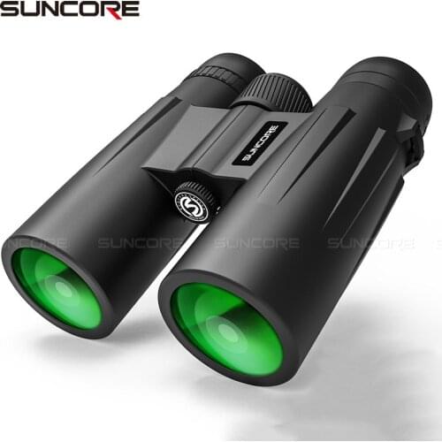 12x42 Binoculars High Power HD Telescope BK4 Prism Optical Lenses Outdoor Hunting Bird Watching Camping