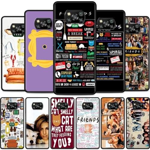 FRIENDS TV SHOW Cell Phone Case for XiaoMi Poco X3 NFC M3 F1 F3 Mi 10T 9T Note 10 10T Pro A2 Lite 5G 11 9 SE CC9 Cover