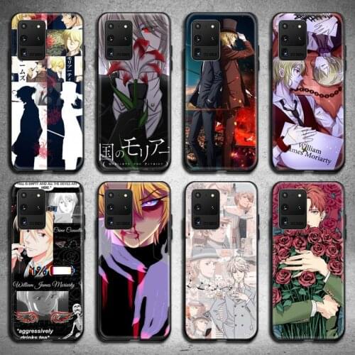 Anime Moriarty the Patriot Phone Case For Samsung Galaxy S21 Plus Ultra S20 FE M11 S8 S9 plus S10 5G lite 2020