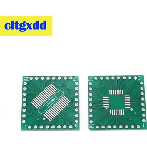 Cltgxdd 5 pcs PCB SSOP32 QFP32 TQFP32 FQFP32 TO DIP 32 Transfer board 0.8mm pitch IC adapter Socket PCB Converter Test Board