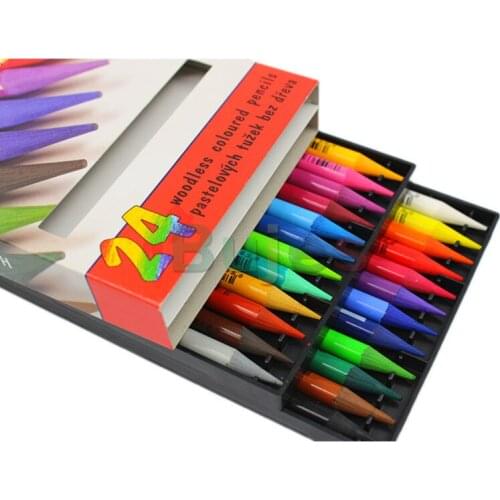 Koh-i-Noor Color Pencils, 12/24 Color Wood Free Pencils, High Quality, Affordable, Suitable for Students,CS(Origin)