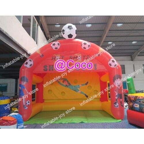 DDU free ship!2017 hot inflatable soccer carnival sport games Cheap inflatable football target games for children